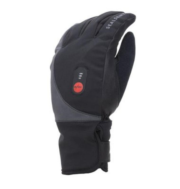 Sealskinz Upwell Waterproof Heated Cycle Glove Black Unisex GLOVE