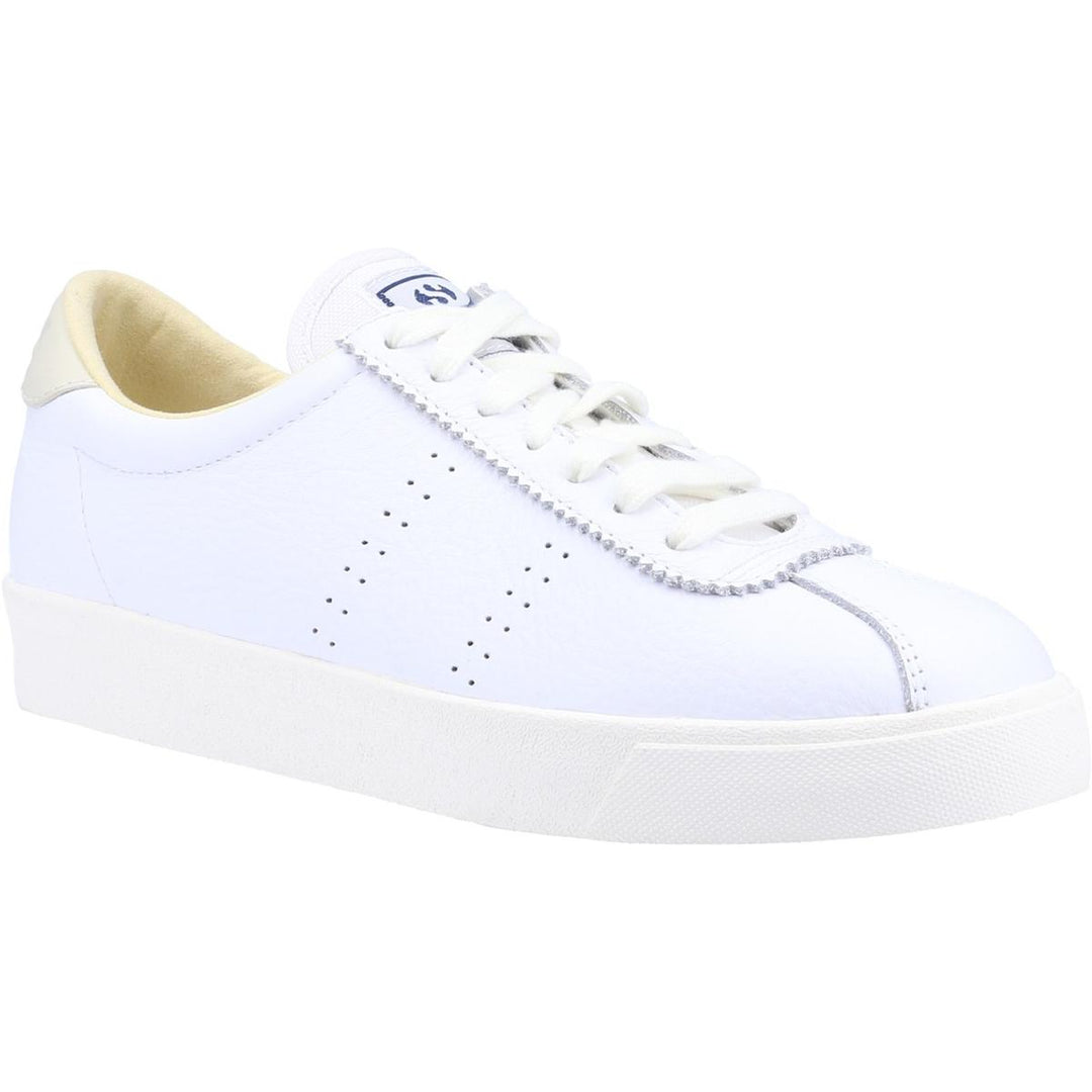 Superga 2843 Club S Comfort Leather Trainer White/Beige