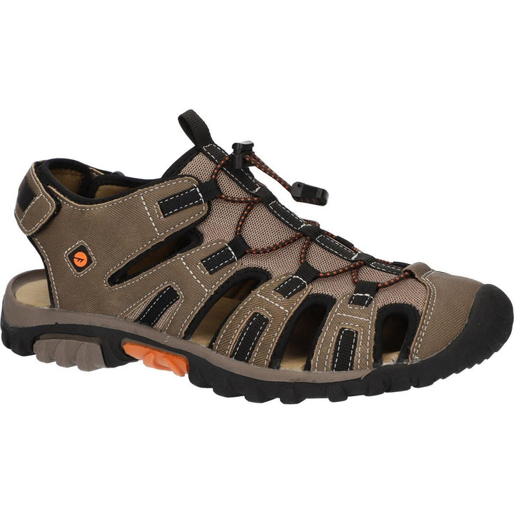 Hi-Tec Cove Sport Sandal Taupe/Burnt Orange