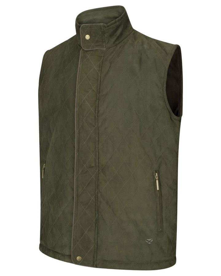 Hoggs of Fife Denholm Quilted Gilet Loden