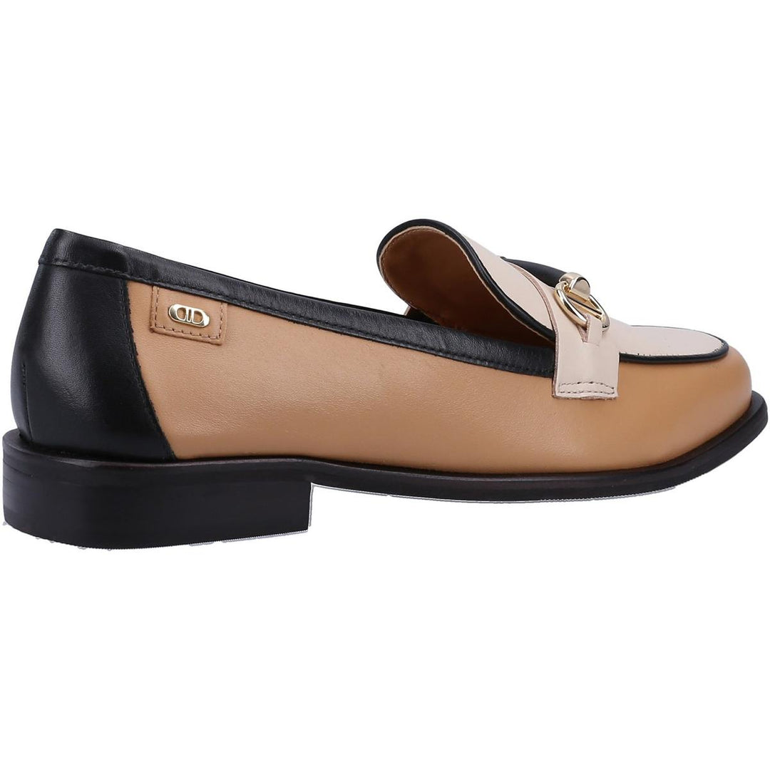 Dune Glossi Loafers Camel