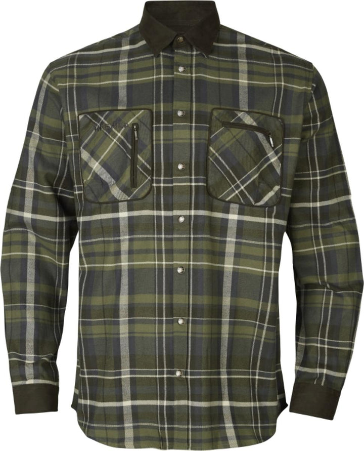 Harkila Pajala shirt Olive check