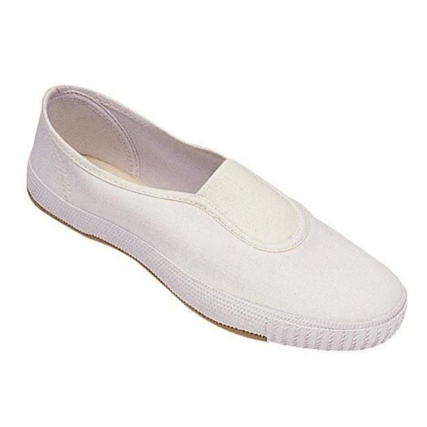 Group Five Boxed Gusset Plimsolls White