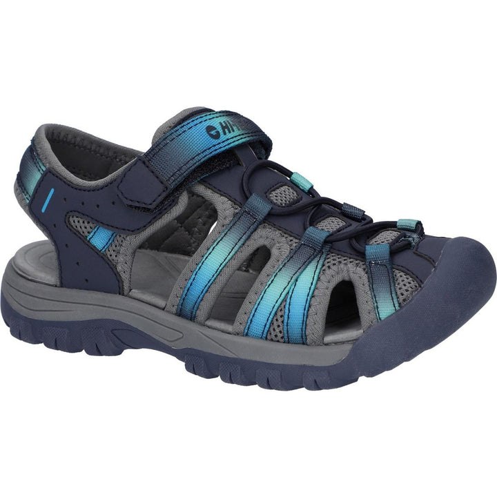 Hi-Tec Jack JR Sandal Navy/Grey/Blue/Light Blue