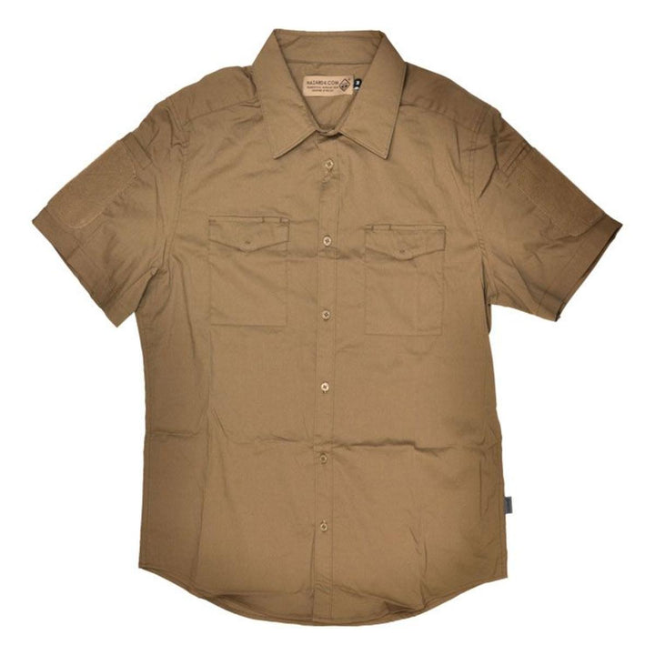Hazard 4 MECHANIC COLLAR STRETCH WORK SS SHIRT - TAN