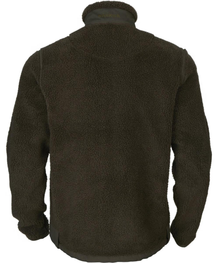 Harkila Rurik teddy fleece Shadow grey/Willow green
