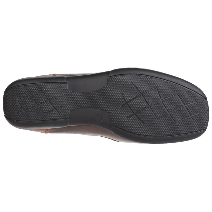 Cotswold Biddlestone Slip On Loafer Shoe Chestnut/Tan/Wine