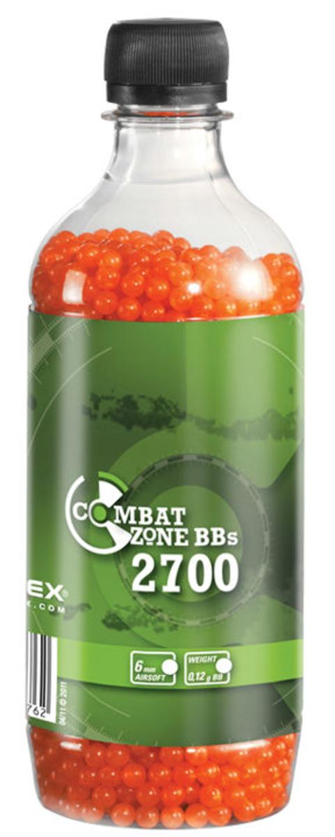 Umarex Combat Zone Airsoft Plastic BBs 0.12g Bottle of 2700