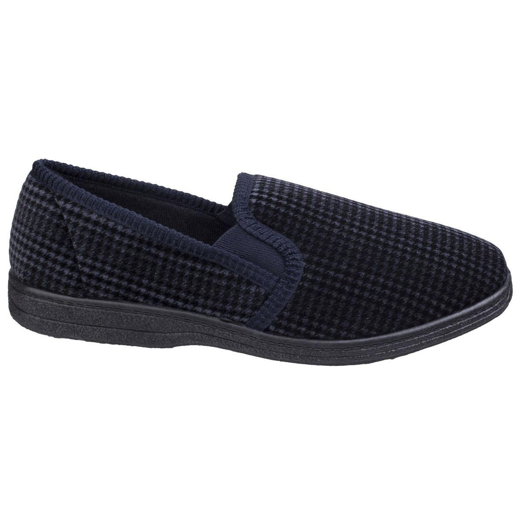 Mirak Highbury Twin Gusset Slipper Navy