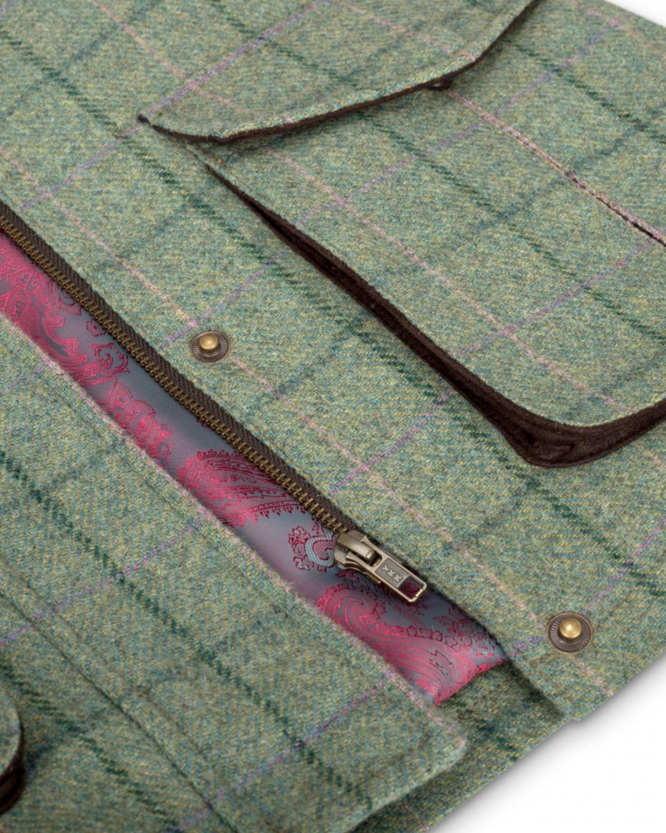 Hoggs of Fife Roslin Technical Tweed Field Coat Spring Bracken
