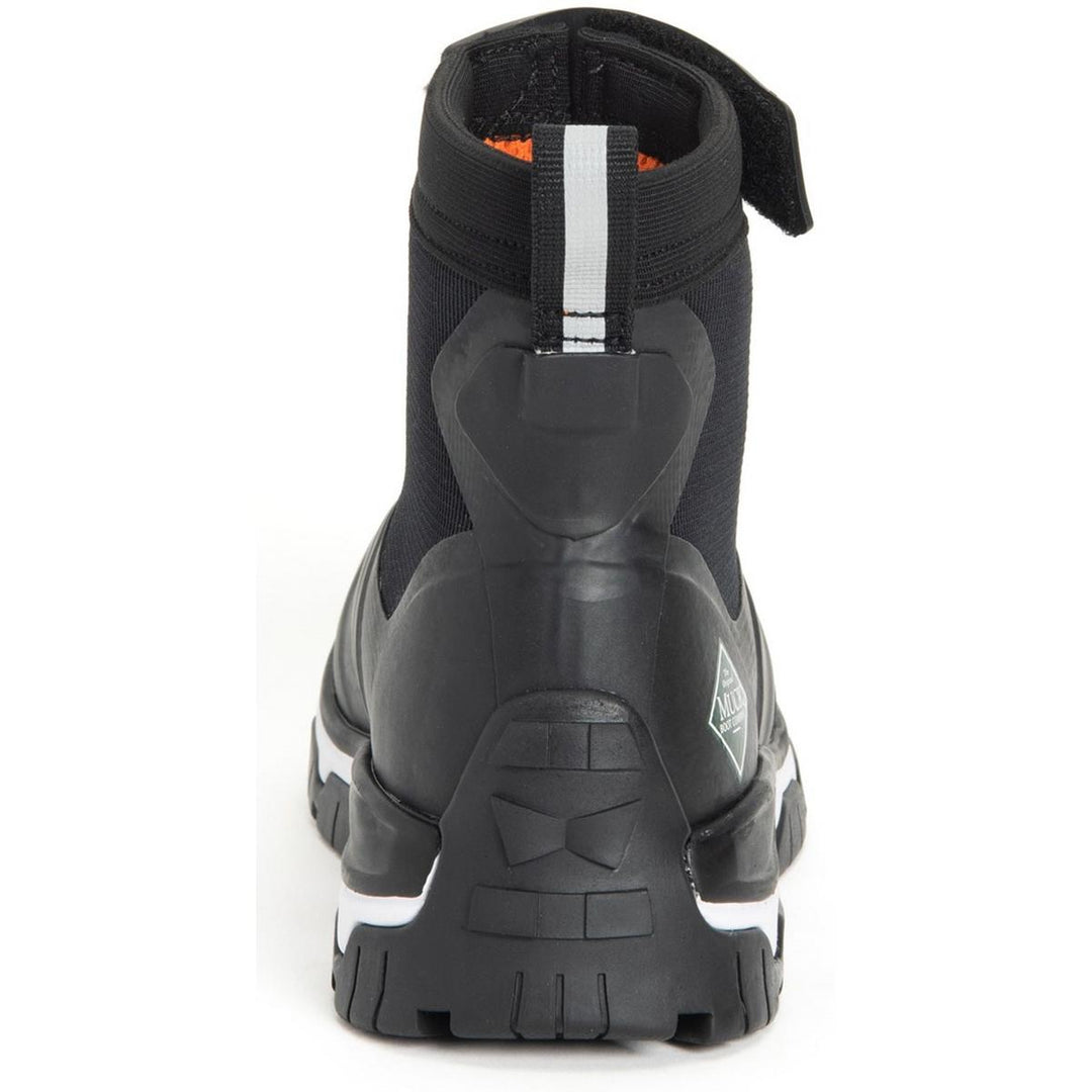 Muck Boots Apex Mid Zip Wellington Black/White