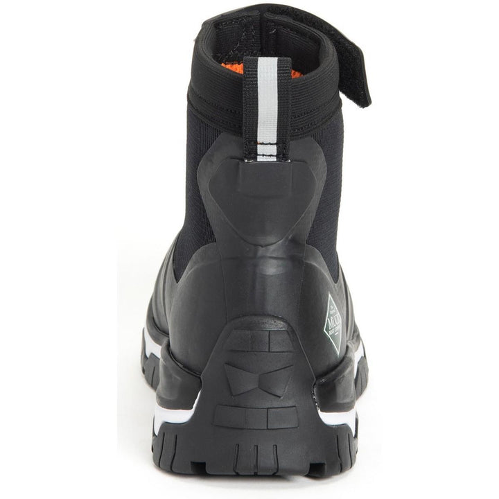 Muck Boots Apex Mid Zip Wellington Black/White