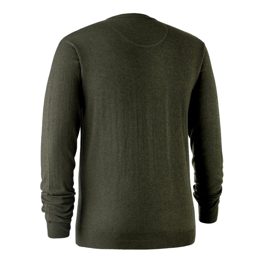 Deerhunter Kingston Knit w. O-neck Green melange