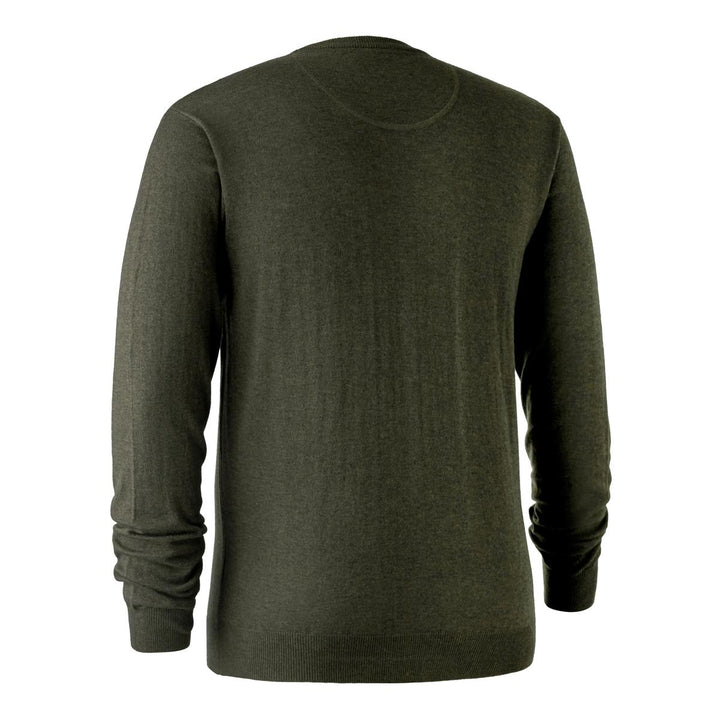 Deerhunter Kingston Knit w. O-neck Green melange