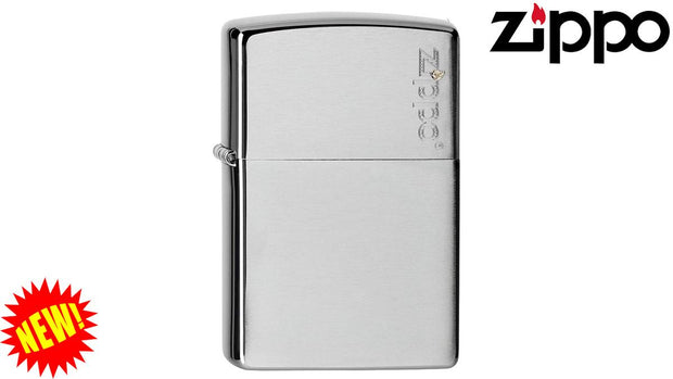 Bisley Zippo Lighter Brushed Chrome Zippo Logo
