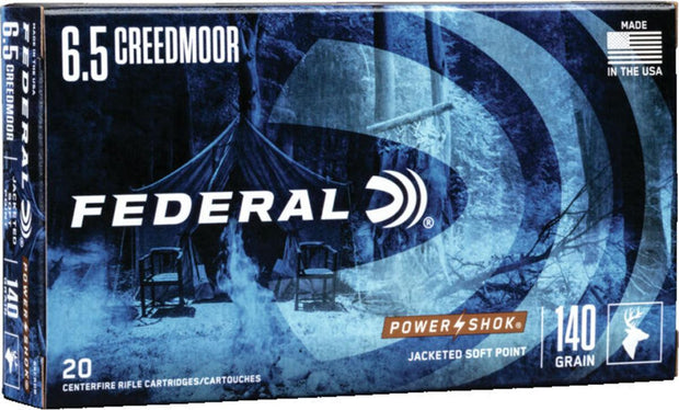 Federal NEW 6.5 Creedmoor 140gr Power Shok SP (20pk)