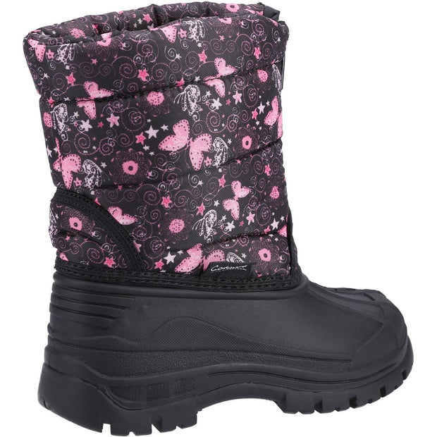 Cotswold Iceberg Zip Snow Boot Butterfly