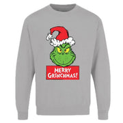 Game Adults Resting Grinch Face Merry Grinchmas Printed Jumper