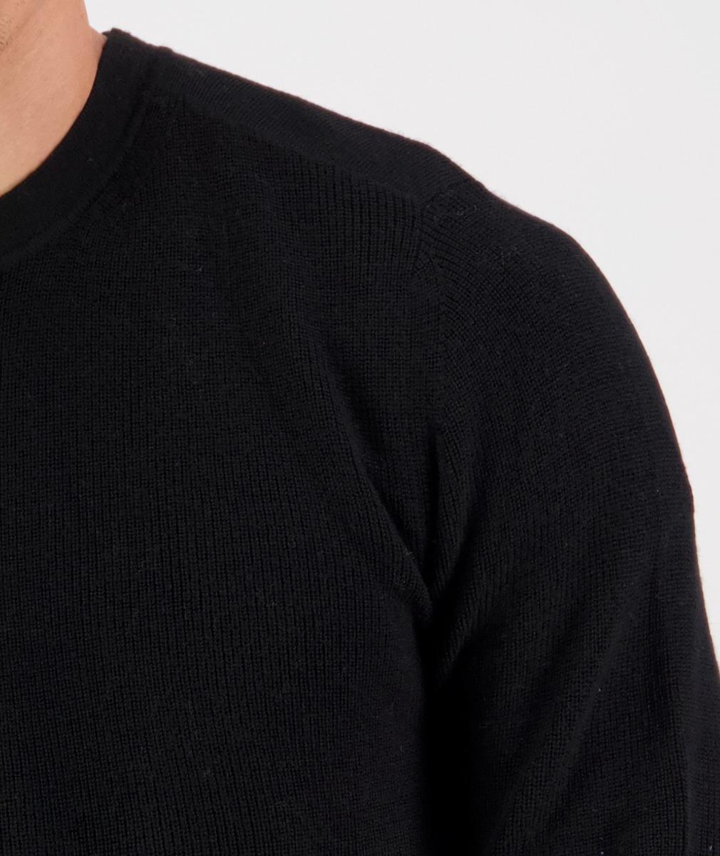 Swanndri Otahu River Crew Neck Merino Black