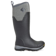 Muck Boots Arctic Ice Tall Wellingtons Black/Grey Geometric