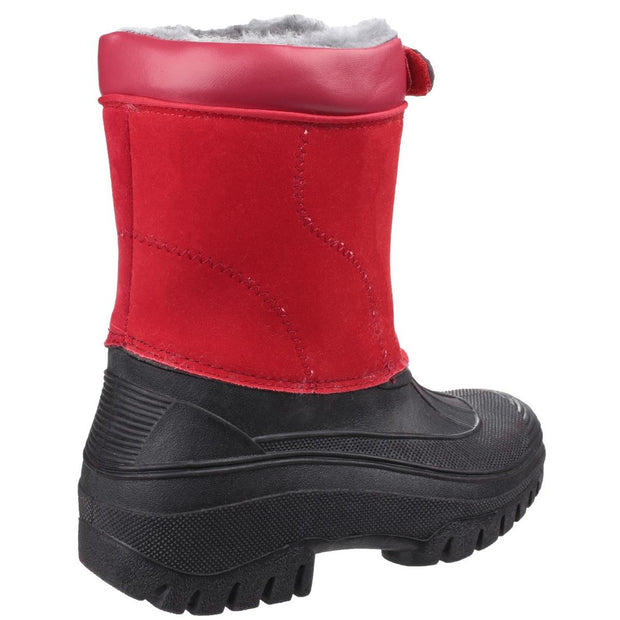 Cotswold Venture Waterproof Winter Boot Red