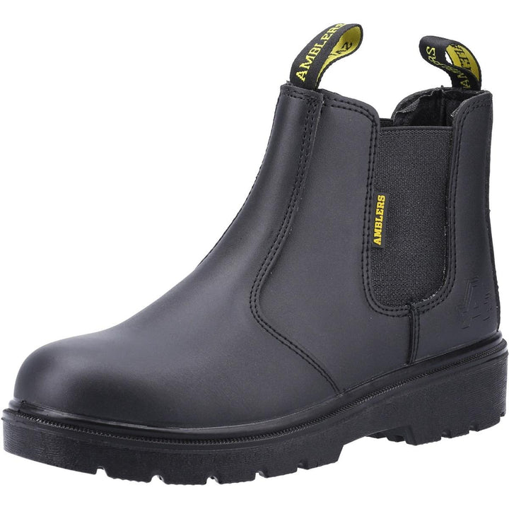 Amblers Safety FS116 Dual Density Pull on Safety Dealer Boot Black
