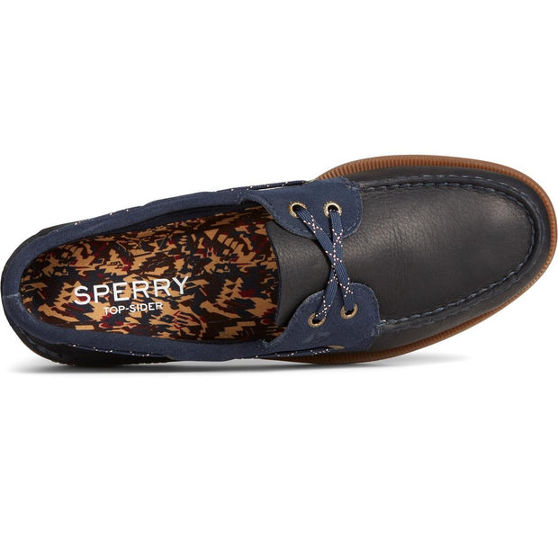 Sperry Authentic Original Tumbled Suede Boat Shoe Navy