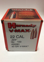 Hornady 22 Cal .224 50 gr V-MAXÂ®