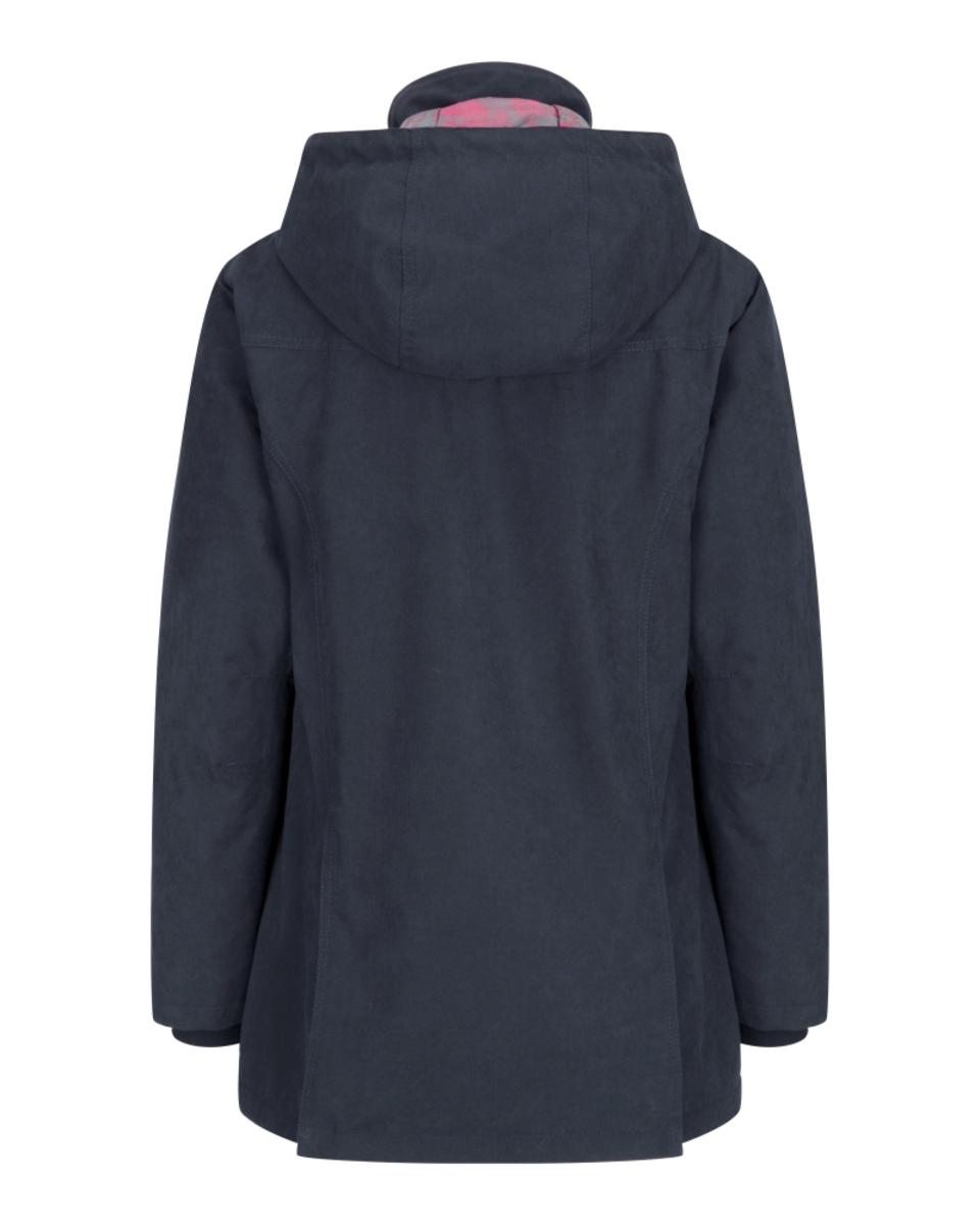 Hoggs of Fife Struther Ladies W/P Field Coat (with hood) - Navy