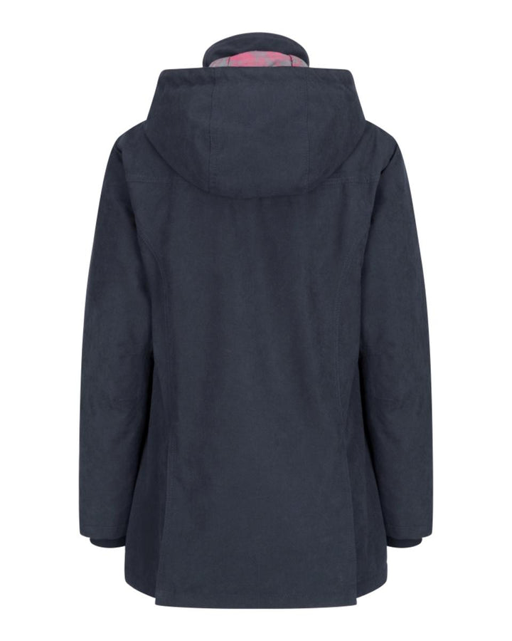 Hoggs of Fife Struther Ladies W/P Field Coat (with hood) - Navy