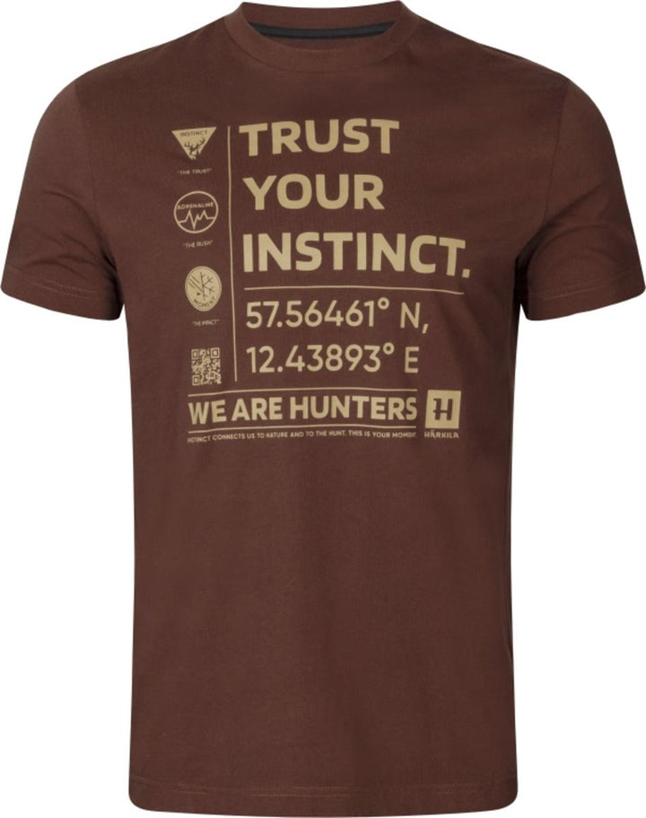 Harkila Härkila Instinct S/S t-shirt Burgundy