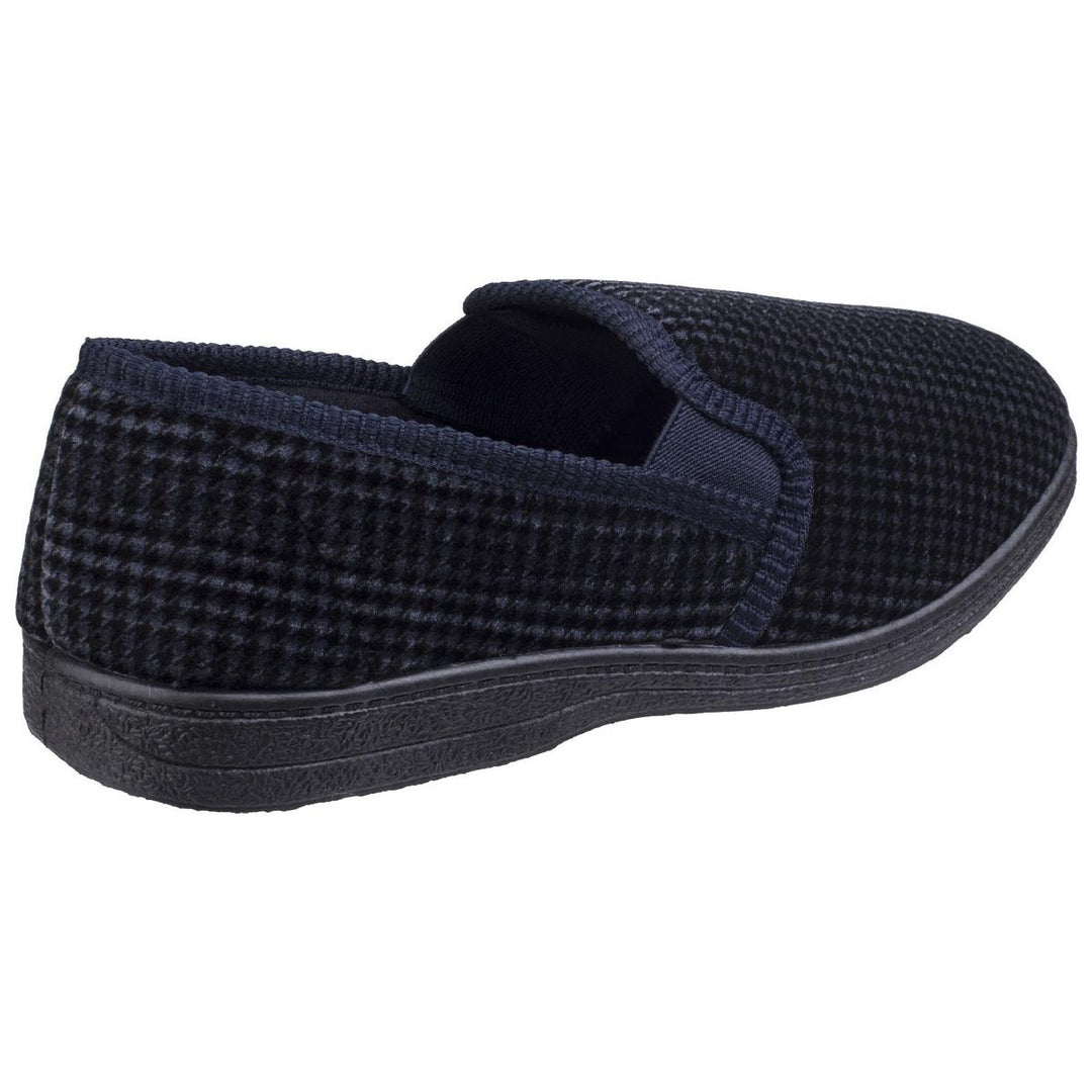 Mirak Highbury Twin Gusset Slipper Navy