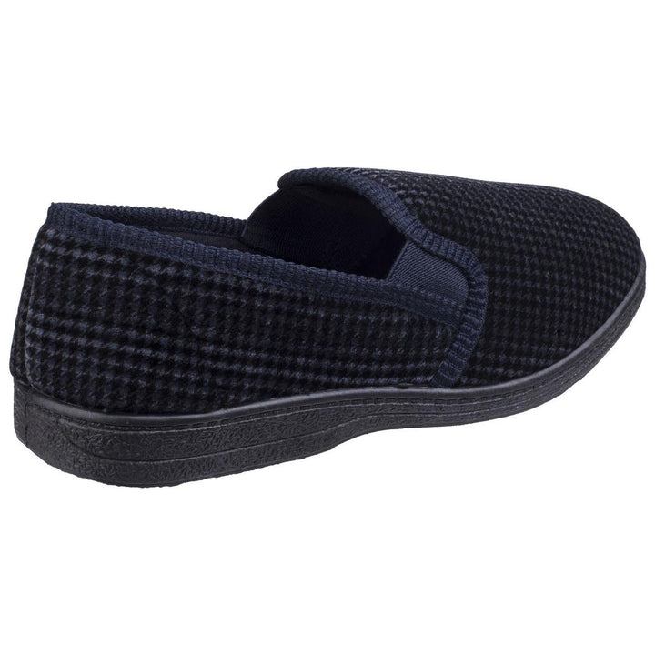 Mirak Highbury Twin Gusset Slipper Navy