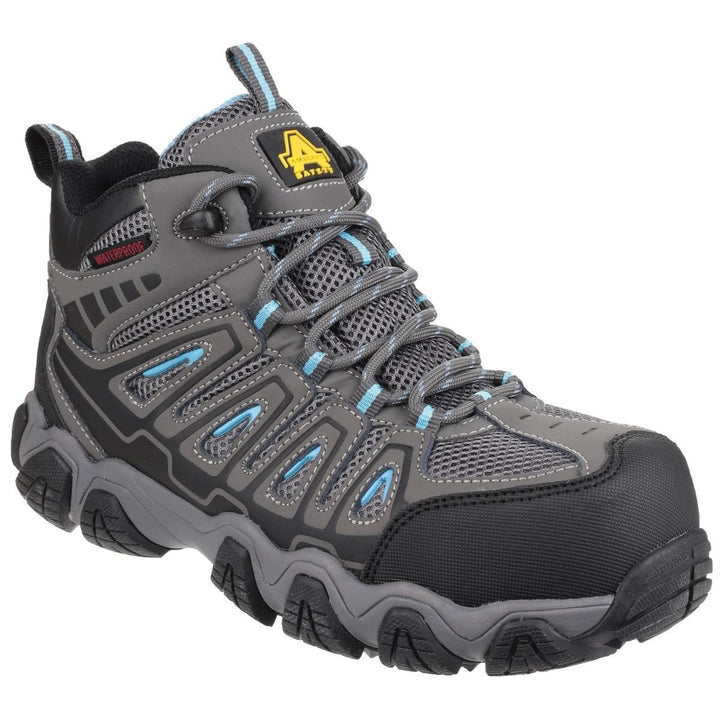Amblers Safety AS802 Waterproof Non-Metal Ladies Safety Hiker Grey