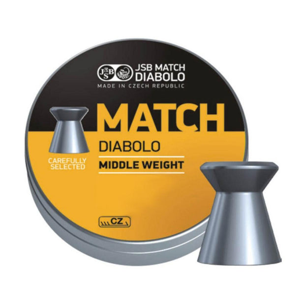 JSB Jsb Match Diabolo Middle Weight 4.49mm 8.02gr Pellets 500pk