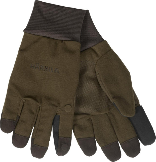 Harkila Retrieve HWS gloves Dark warm olive