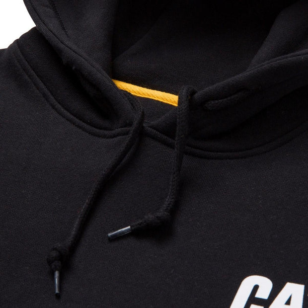 Caterpillar Trademark Banner Hooded Sweatshirt Black