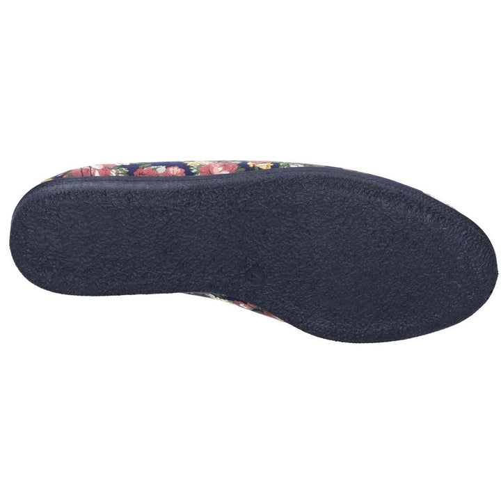 Mirak Patricia Cotton Slip On Summer Shoe Blue