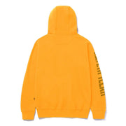 Caterpillar Trademark Banner Hooded Sweatshirt Yellow