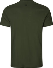 Harkila logo t-shirt 2-pack Duffel green/Phantom