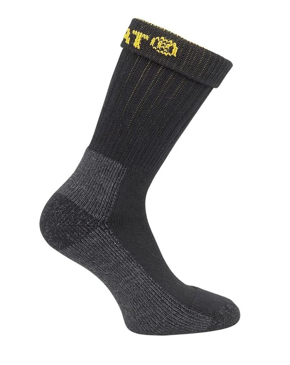 Caterpillar Industrial Work Sock 2 Pack Black
