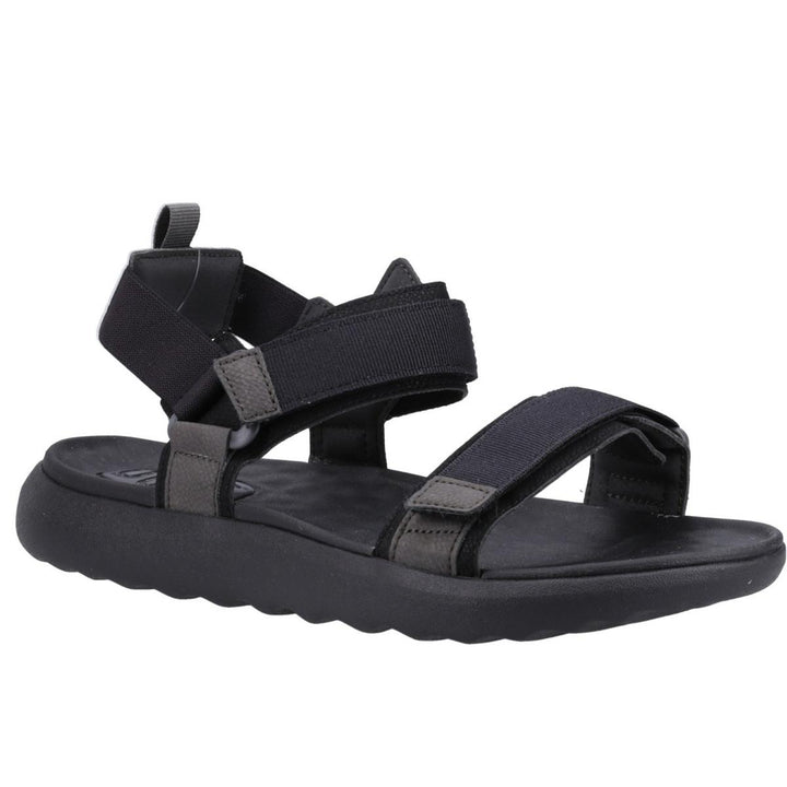 HEYDUDE Carson Sandal Black/Black