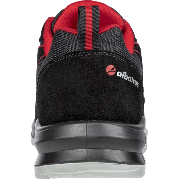 Albatros Clifton Low Safety Trainer Black/Red