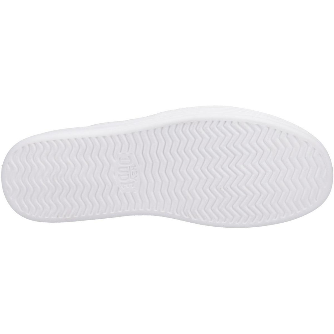 HEYDUDE Hudson Canvas Trainer White/Grey