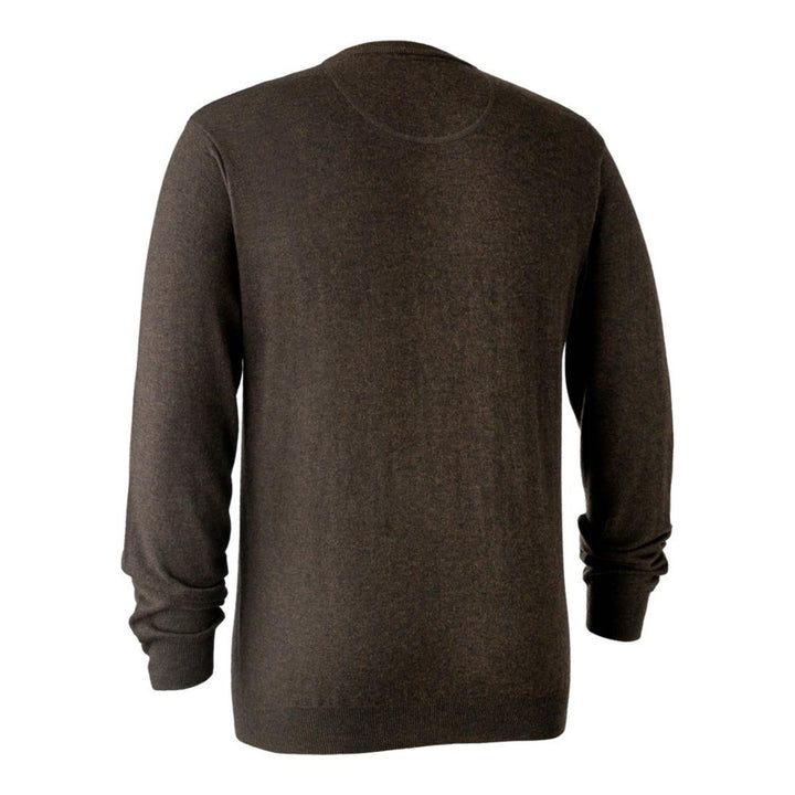 Deerhunter Kingston Knit with V-Neck Dark Elm