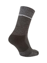 Sealskinz Thurton Solo QuickDry Mid Length Sock Black/Grey Unisex SOCK
