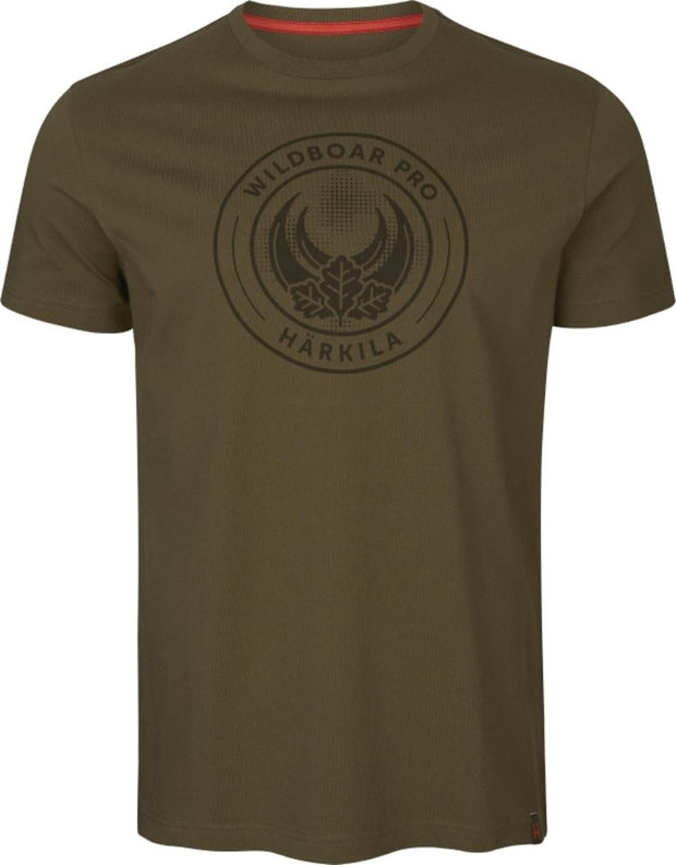 Harkila Wildboar Pro S/S t-shirt 2-pack - Limited Edition Light willow green/Demitasse brown