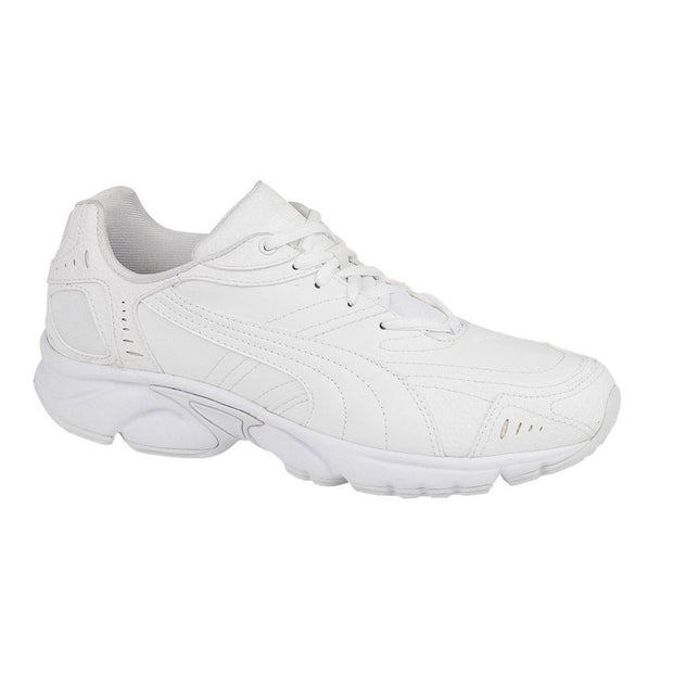 Puma Axis Hahmer Mens Lace-Up Non-Marking Trainer White