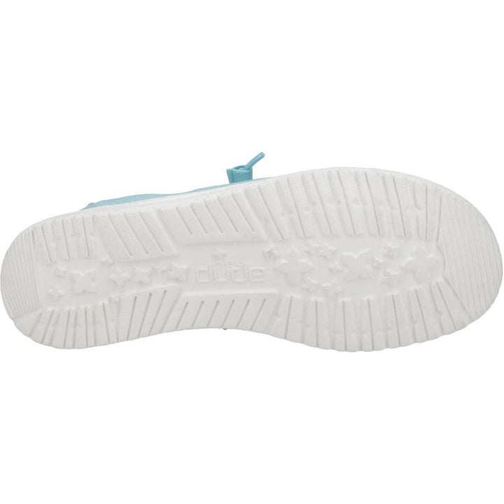 HEYDUDE Wendy Canvas Shoe Turquoise