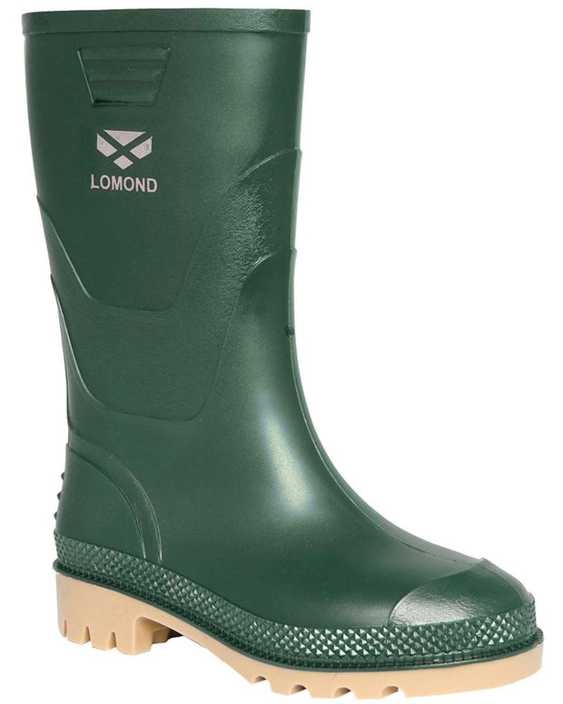 Hoggs of Fife Lomond Childs Wellington Boots Green